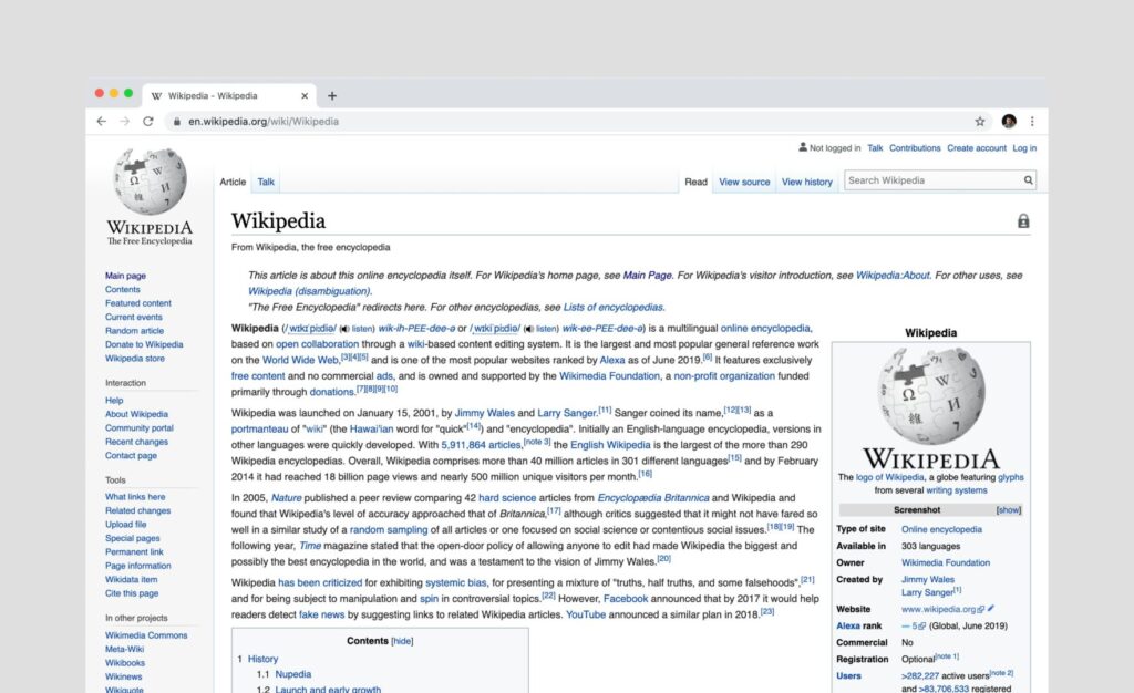 Wikipedia und KI: Rückgang der Seitenaufrufe
